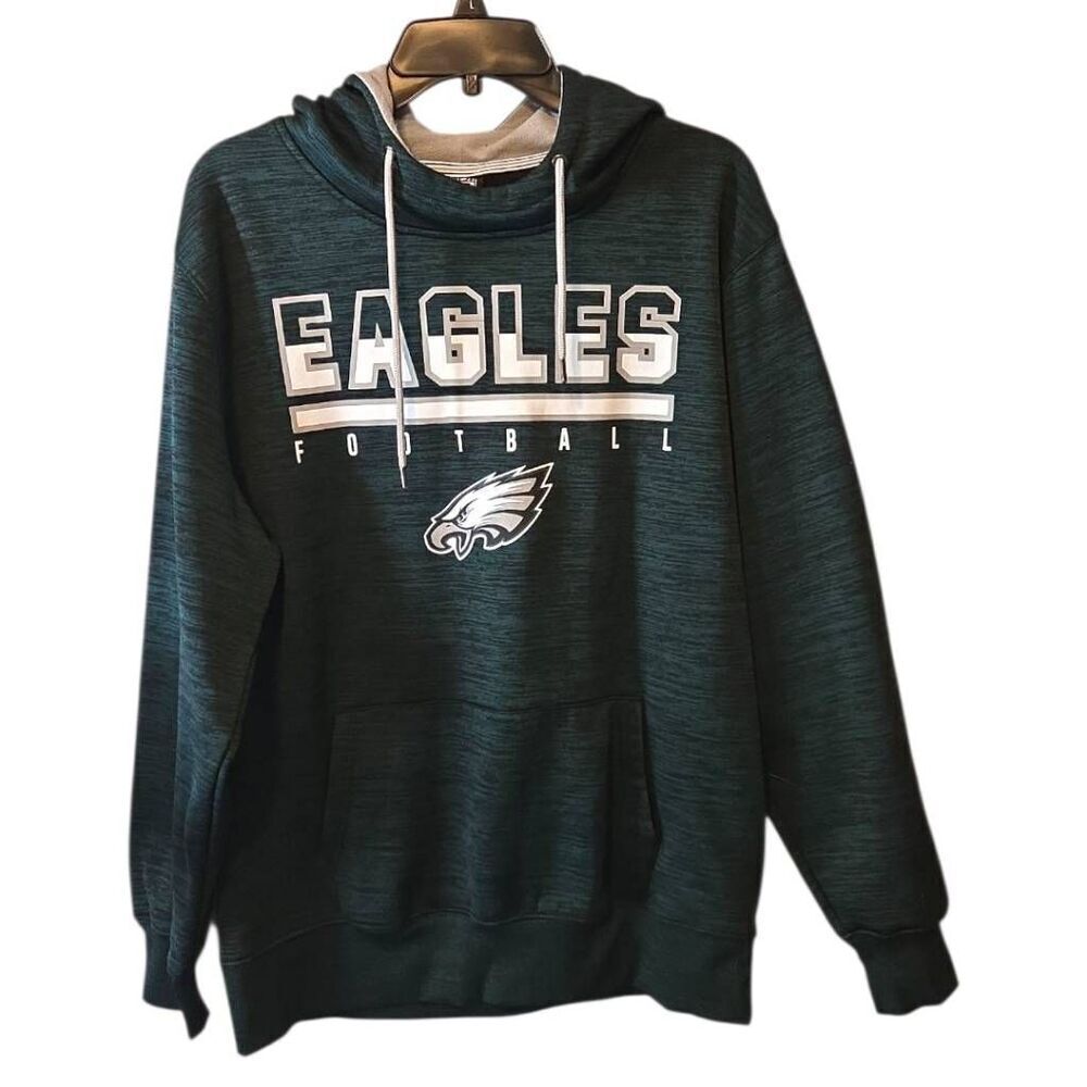 NFL Team Apparel Philadelphia Eagles Sweatshirt Hoodie Size Medium
